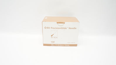 BD 305106 Becton PrecisionGlide Ndle. 30G x 1/2inch (x) - Box of 100